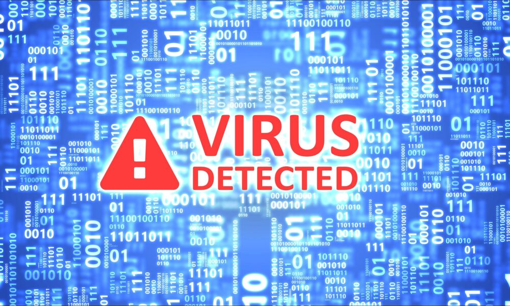 Fake virus message by IT companies to dupe people.