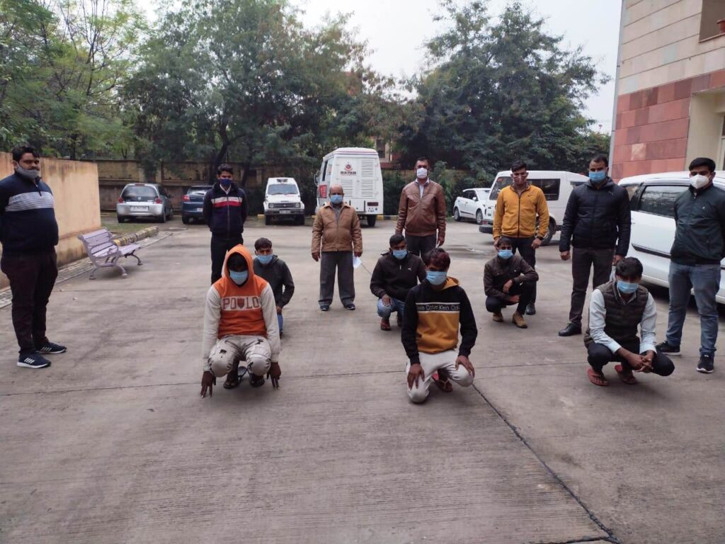 Extortion Racket in the name of morphed videos busted. Six arrested from Mewat Region.