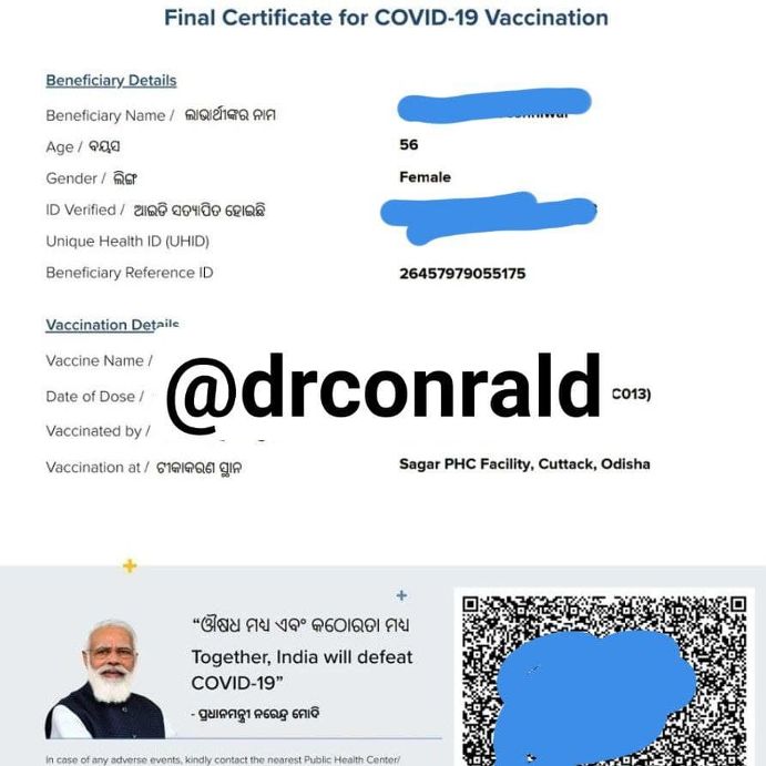 On Sale: Fake Vaccination Certificate On Telegram - Check Point Research