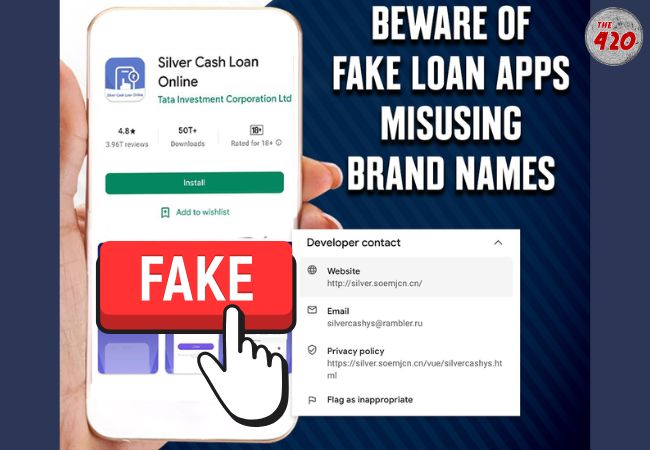 Fake Quick Loan App: Silver Cash Loan Online Misusing Tata Investment Name, Warns Govt