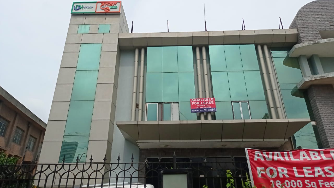 Building from where fake call centre was operating in Noida.