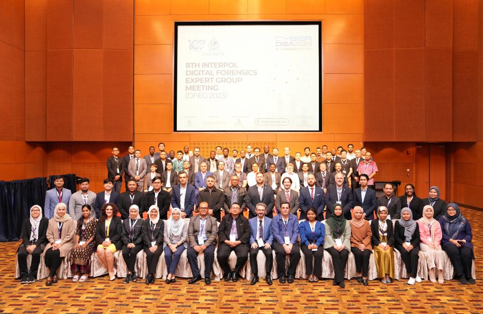 The 8th Interpol Digital Forensic Expert Group (DFEG 2023) meeting was held from 15 - 17 Aug 2023 at Kuala Lumpur, Malaysia 